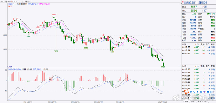 10月10日白糖期货持仓龙虎榜分析：空方离场情绪强于多方