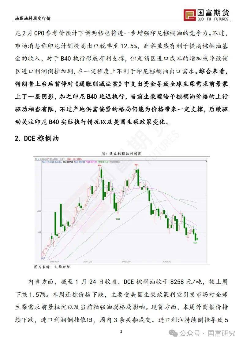油脂：产量恢复不及预期 棕油继续反弹